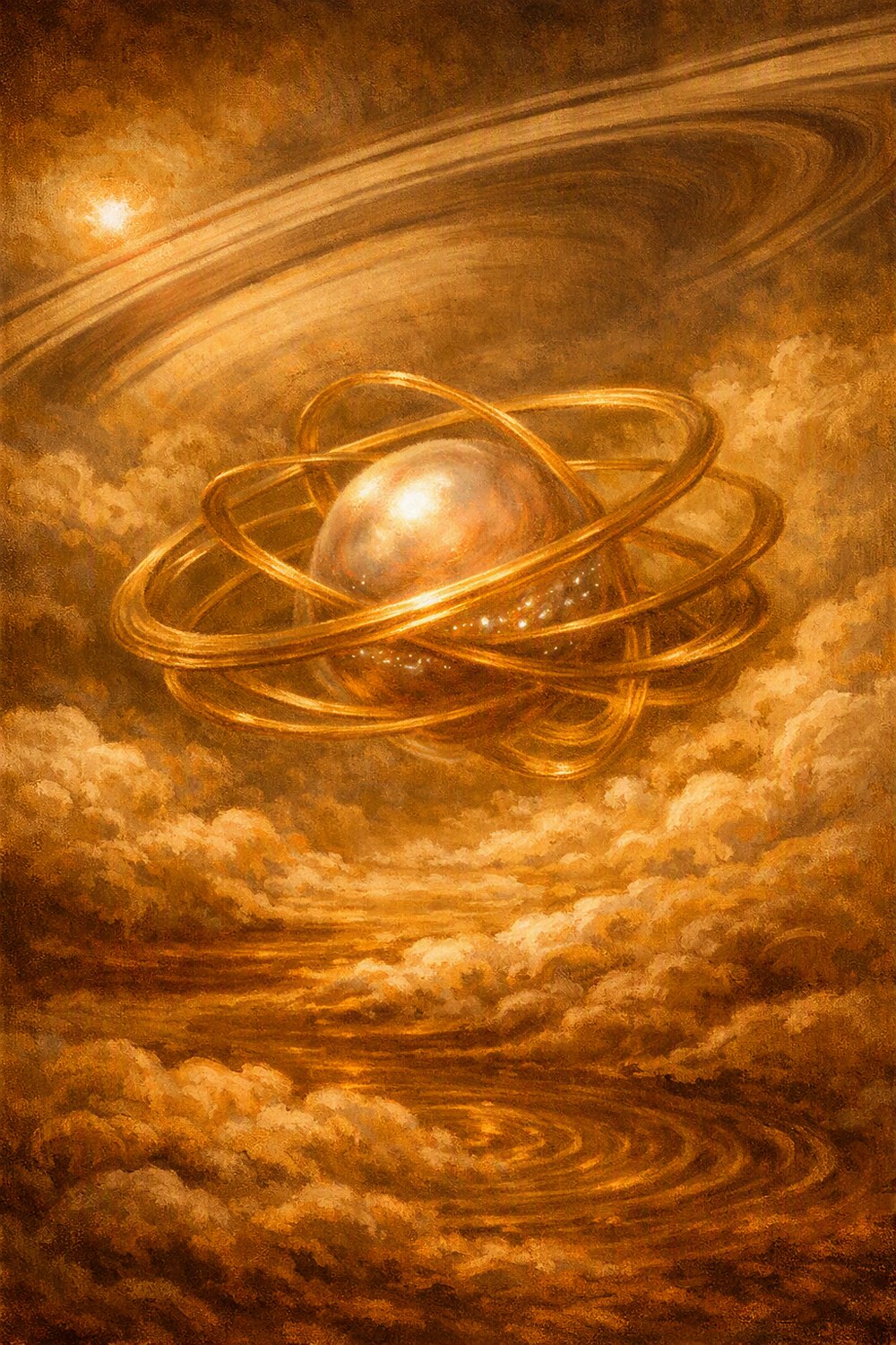 A Voralune in Saturn's clouds